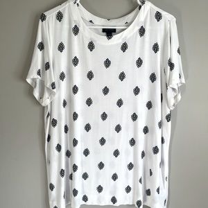 J.Jill Wearever Short Sleeve Top Size LP